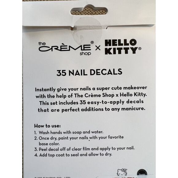 HELLO KITTY 35 Nail Decals--SET OF 2 PACKS--Sweet Tooth & Hello Kitty - Picture 9 of 9